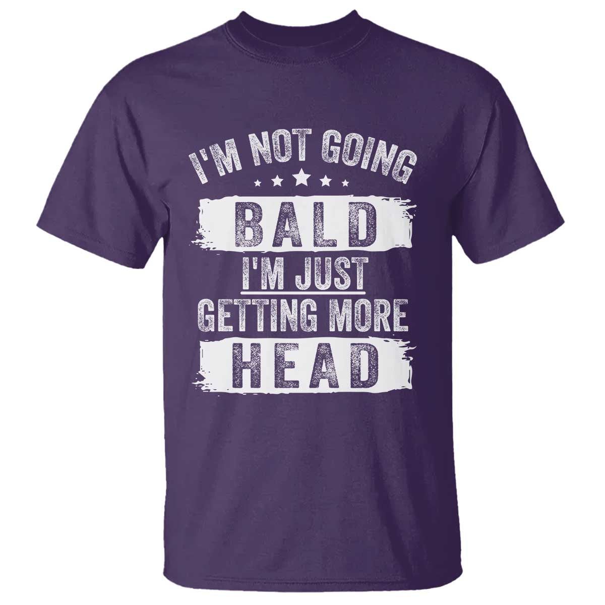 Funny I'm Not Going Bald I'm Just Getting More Head T Shirt Bald Guy