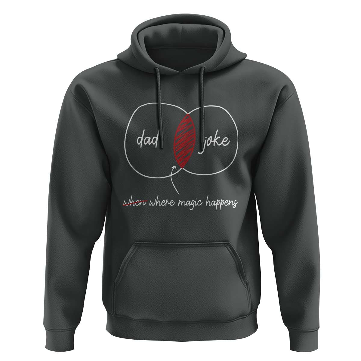 Funny Dad Joke Where Magic Happens Hoodie Father's Day