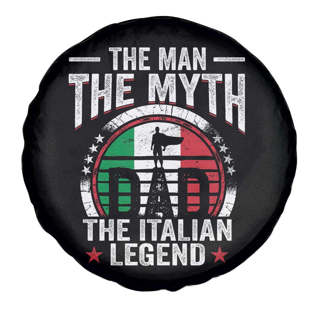 Funny Italian Dad Spare Tire Cover The Man The Myth The Italian Legend
