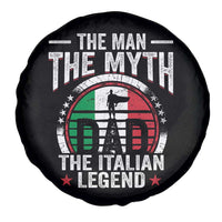 Funny Italian Dad Spare Tire Cover The Man The Myth The Italian Legend