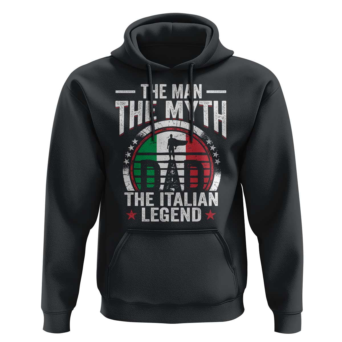 Funny Italian Dad Hoodie The Man The Myth The Italian Legend
