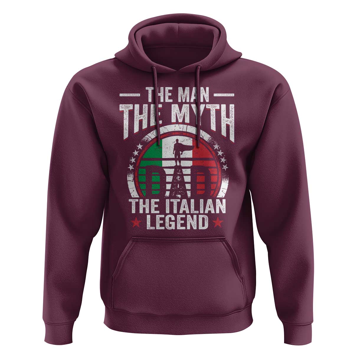 Funny Italian Dad Hoodie The Man The Myth The Italian Legend