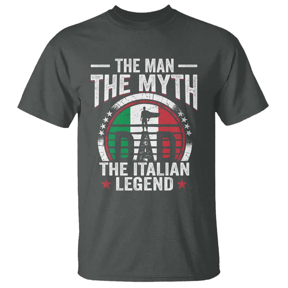 Funny Italian Dad T Shirt The Man The Myth The Italian Legend