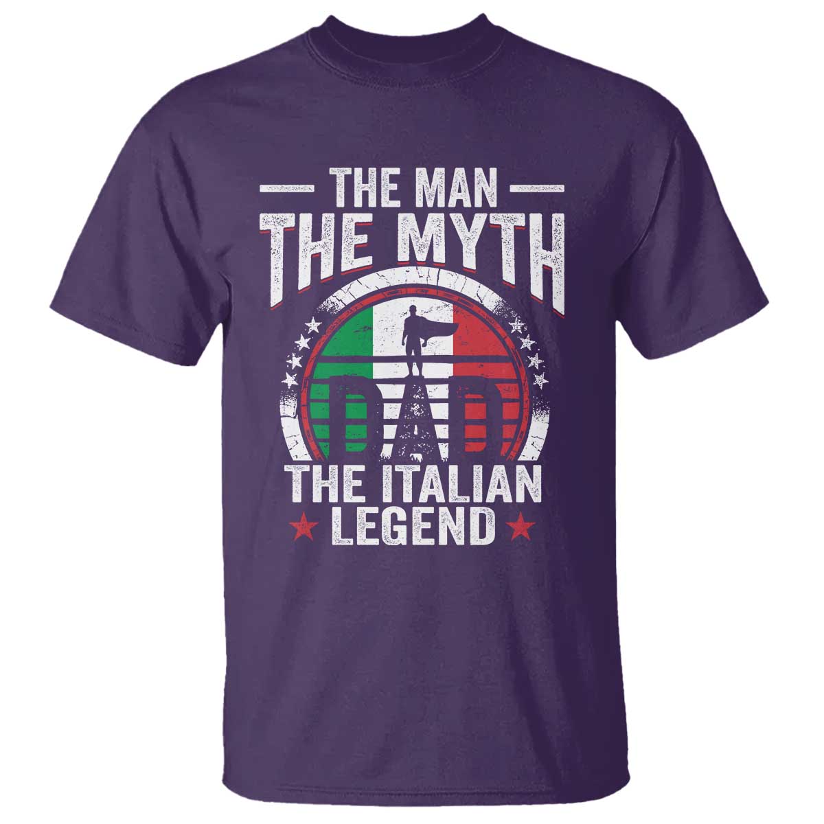 Funny Italian Dad T Shirt The Man The Myth The Italian Legend