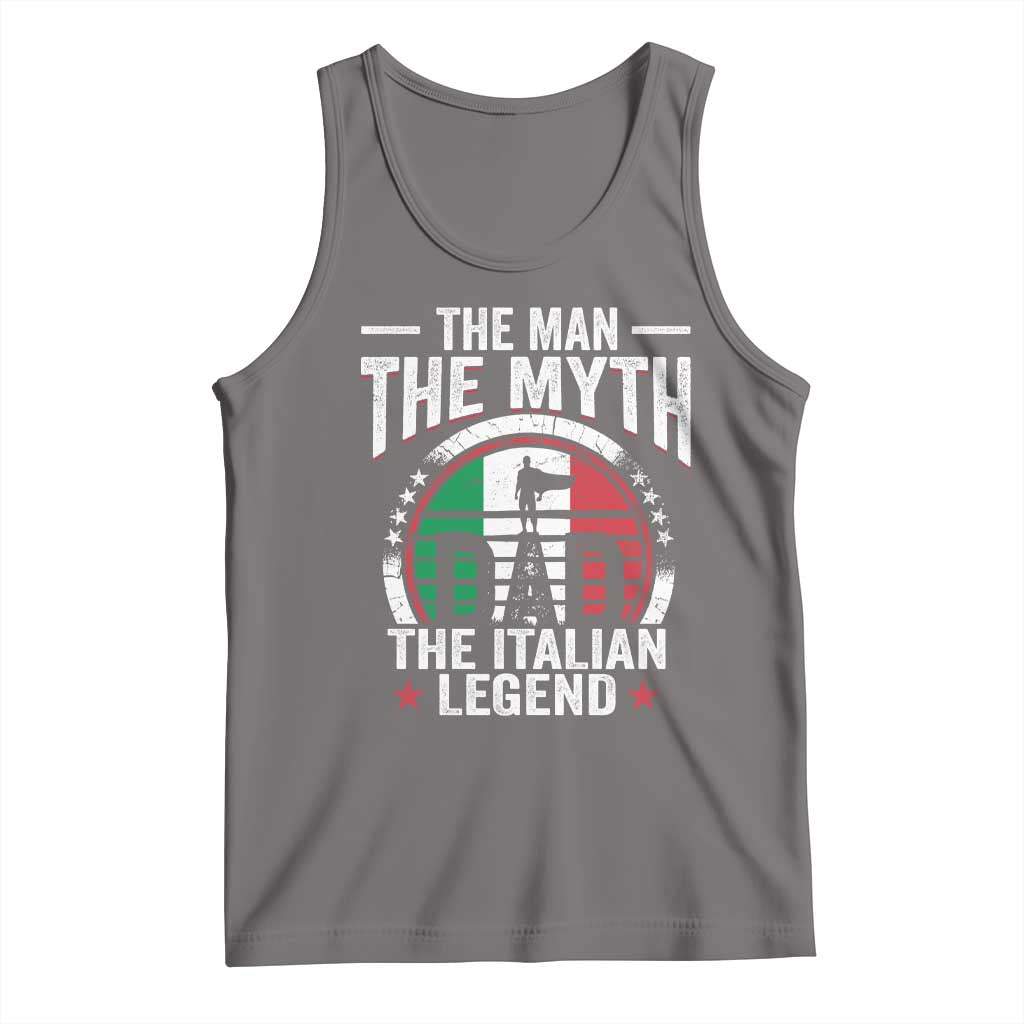 Funny Italian Dad Tank Top The Man The Myth The Italian Legend