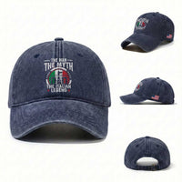 Funny Italian Dad Washed Cotton Baseball Cap The Man The Myth The Italian Legend