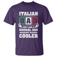 Funny Italian Dad Just Like A Normal Dad Except Much Cooler T Shirt Pinched Fingers Father's Day