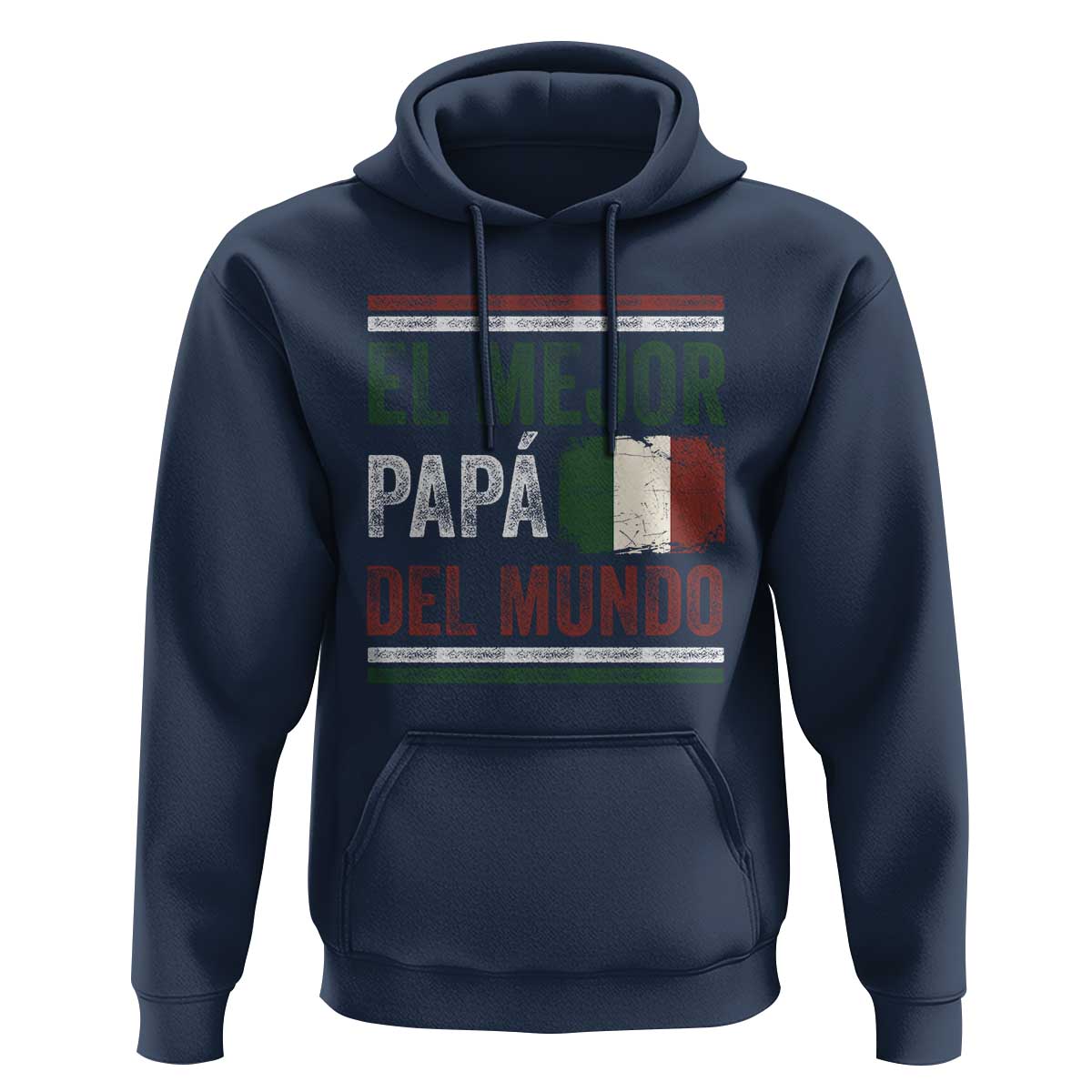 Funny Italian Dad The Best Father Of The World Hoodie El Mejor Papa Del Mundo