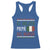 Funny Italian Dad The Best Father Of The World Racerback Tank Top El Mejor Papa Del Mundo