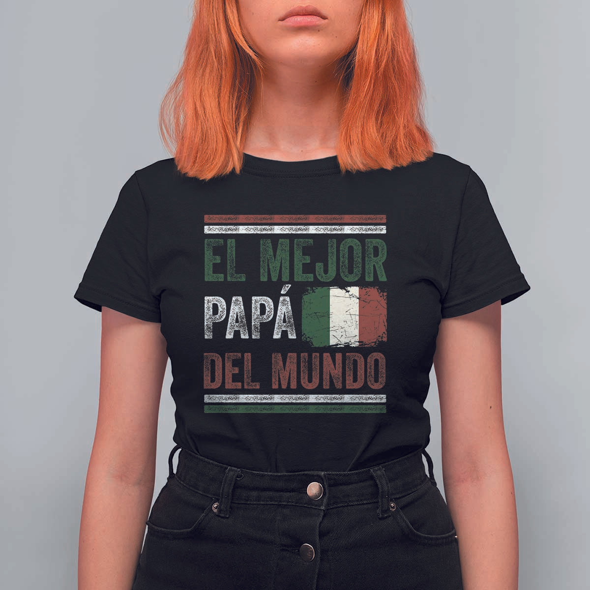 Funny Italian Dad The Best Father Of The World T Shirt For Women El Mejor Papa Del Mundo