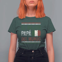 Funny Italian Dad The Best Father Of The World T Shirt For Women El Mejor Papa Del Mundo