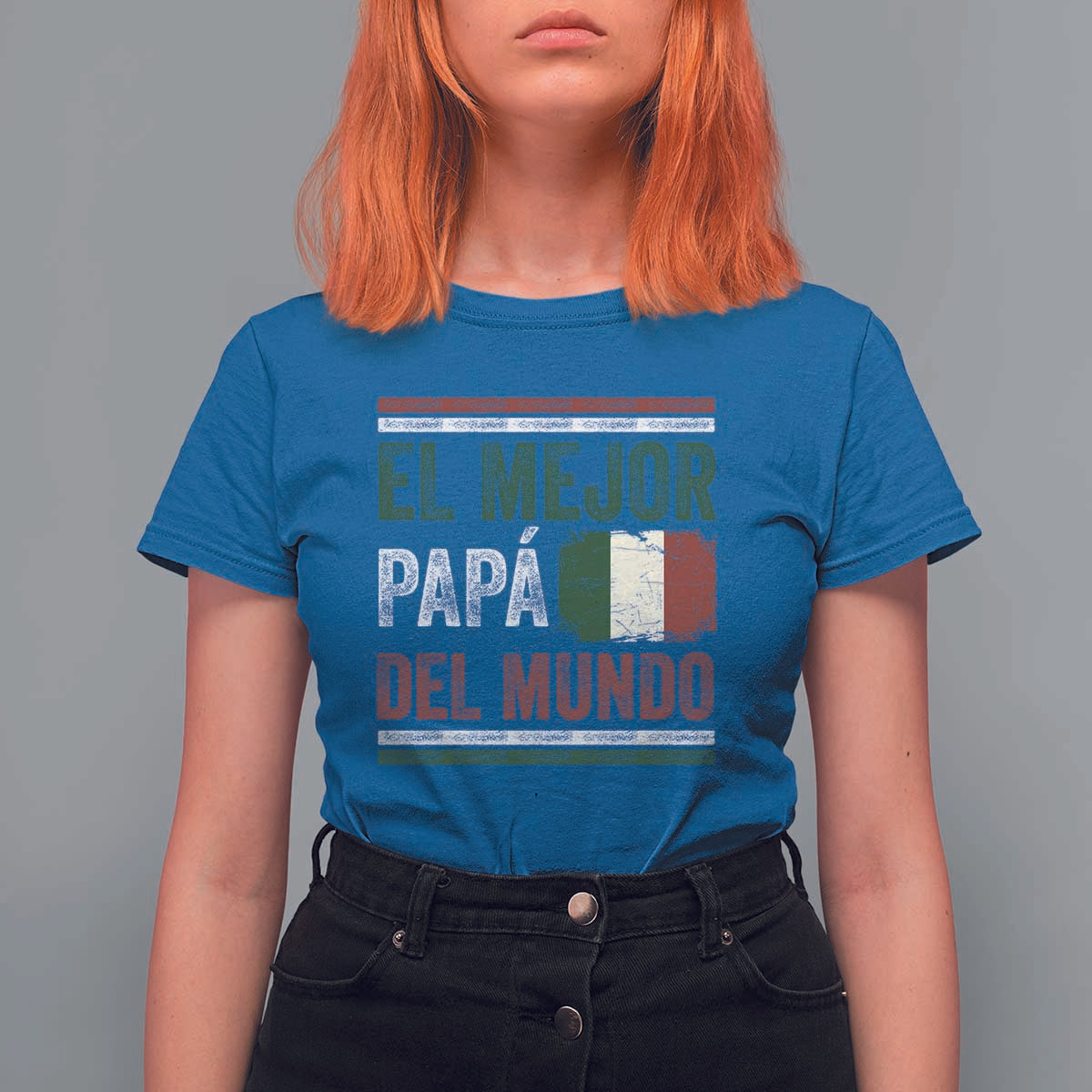 Funny Italian Dad The Best Father Of The World T Shirt For Women El Mejor Papa Del Mundo
