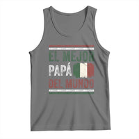 Funny Italian Dad The Best Father Of The World Tank Top El Mejor Papa Del Mundo