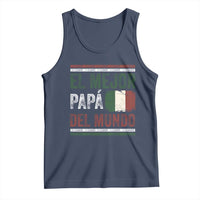 Funny Italian Dad The Best Father Of The World Tank Top El Mejor Papa Del Mundo