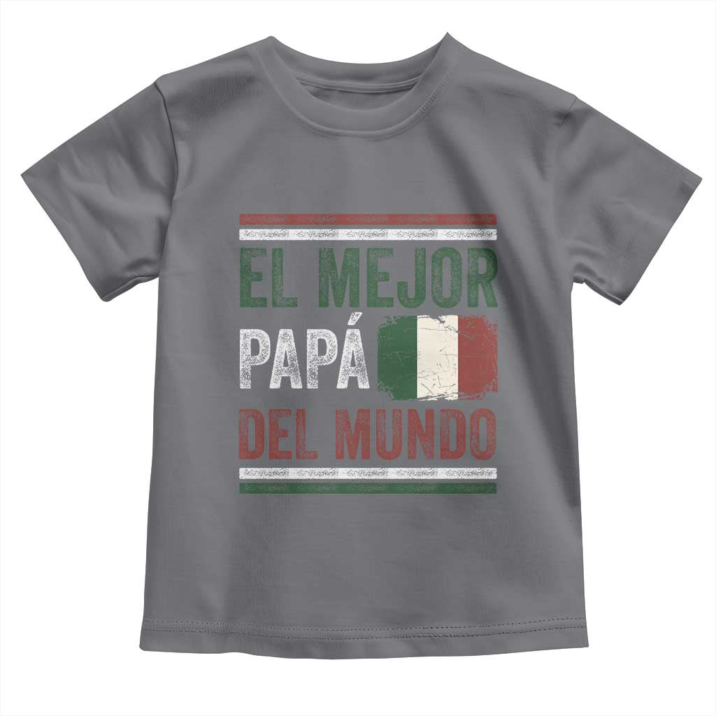 Funny Italian Dad The Best Father Of The World Toddler T Shirt El Mejor Papa Del Mundo