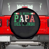 Funny El Mejor Papa Del Mundo Spare Tire Cover Mexican Father