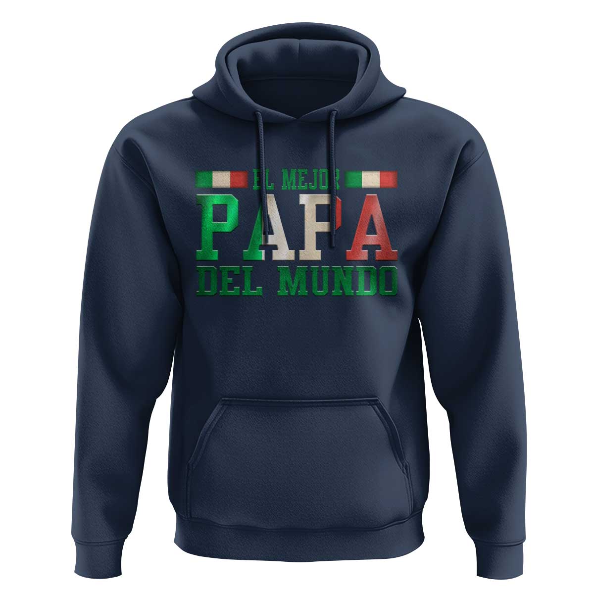 Funny El Mejor Papa Del Mundo Hoodie Mexican Father