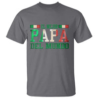 Funny El Mejor Papa Del Mundo T Shirt Mexican Father
