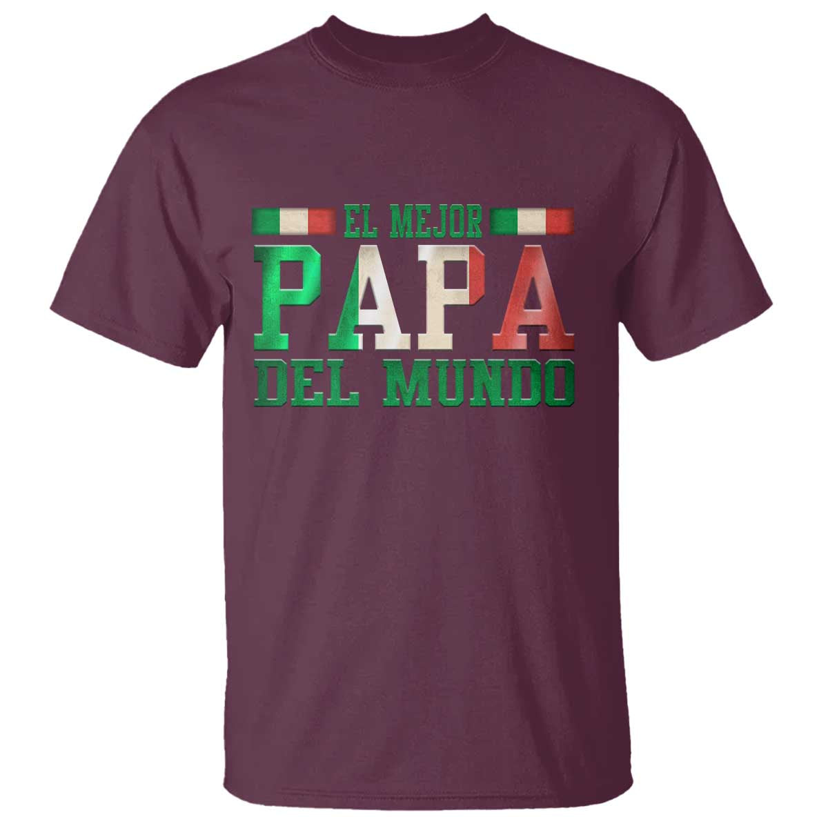 Funny El Mejor Papa Del Mundo T Shirt Mexican Father