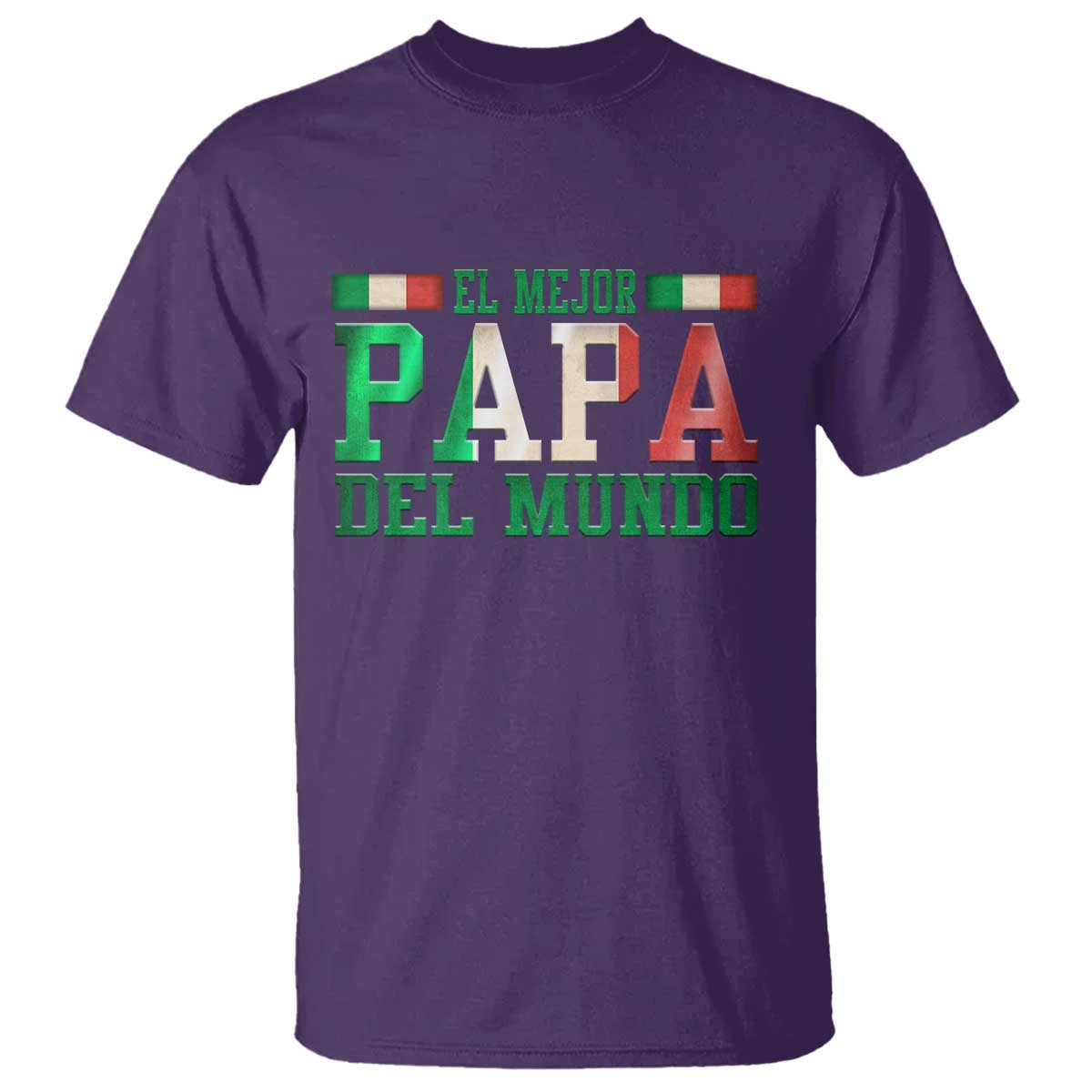 Funny El Mejor Papa Del Mundo T Shirt Mexican Father