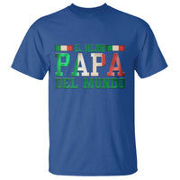 Funny El Mejor Papa Del Mundo T Shirt Mexican Father