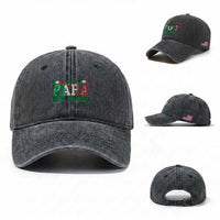 Funny El Mejor Papa Del Mundo Washed Cotton Baseball Cap Mexican Father