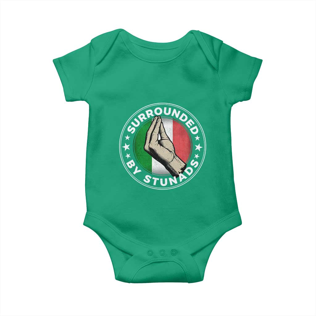 Funny Italian Slang Baby Onesie Surrounded By Stunads Che Vuoi