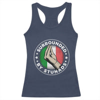 Funny Italian Slang Racerback Tank Top Surrounded By Stunads Che Vuoi