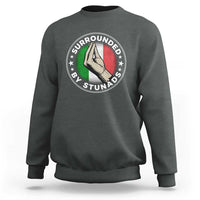 Funny Italian Slang Sweatshirt Surrounded By Stunads Che Vuoi