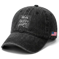 Funny Spanish Dad Washed Cotton Baseball Cap Deja Tu Lo Guapo Soy El Mejor Papa Del Mundo