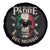 Funny Italian Dad Spare Tire Cover El Mejor Padre Del Mundo Skull Father's Day
