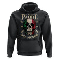 Funny Italian Dad Hoodie El Mejor Padre Del Mundo Skull Father's Day