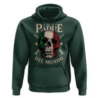Funny Italian Dad Hoodie El Mejor Padre Del Mundo Skull Father's Day