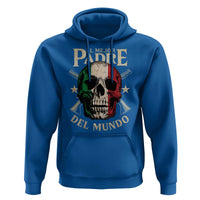 Funny Italian Dad Hoodie El Mejor Padre Del Mundo Skull Father's Day