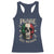 Funny Italian Dad Racerback Tank Top El Mejor Padre Del Mundo Skull Father's Day