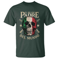 Funny Italian Dad T Shirt El Mejor Padre Del Mundo Skull Father's Day