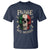 Funny Italian Dad T Shirt El Mejor Padre Del Mundo Skull Father's Day