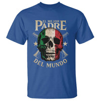 Funny Italian Dad T Shirt El Mejor Padre Del Mundo Skull Father's Day
