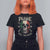 Funny Italian Dad T Shirt For Women El Mejor Padre Del Mundo Skull Father's Day