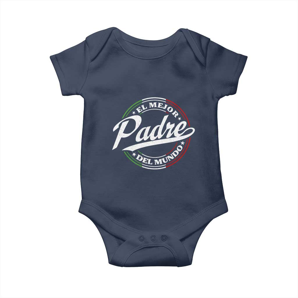 Funny Italian Dad Baby Onesie El Mejor Padre Del Mundo Father's Day