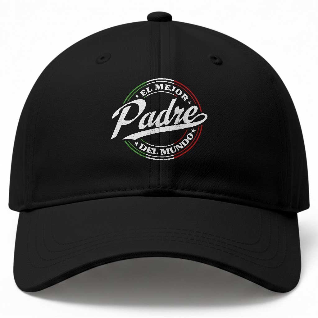 Funny Italian Dad Baseball Cap El Mejor Padre Del Mundo Father's Day