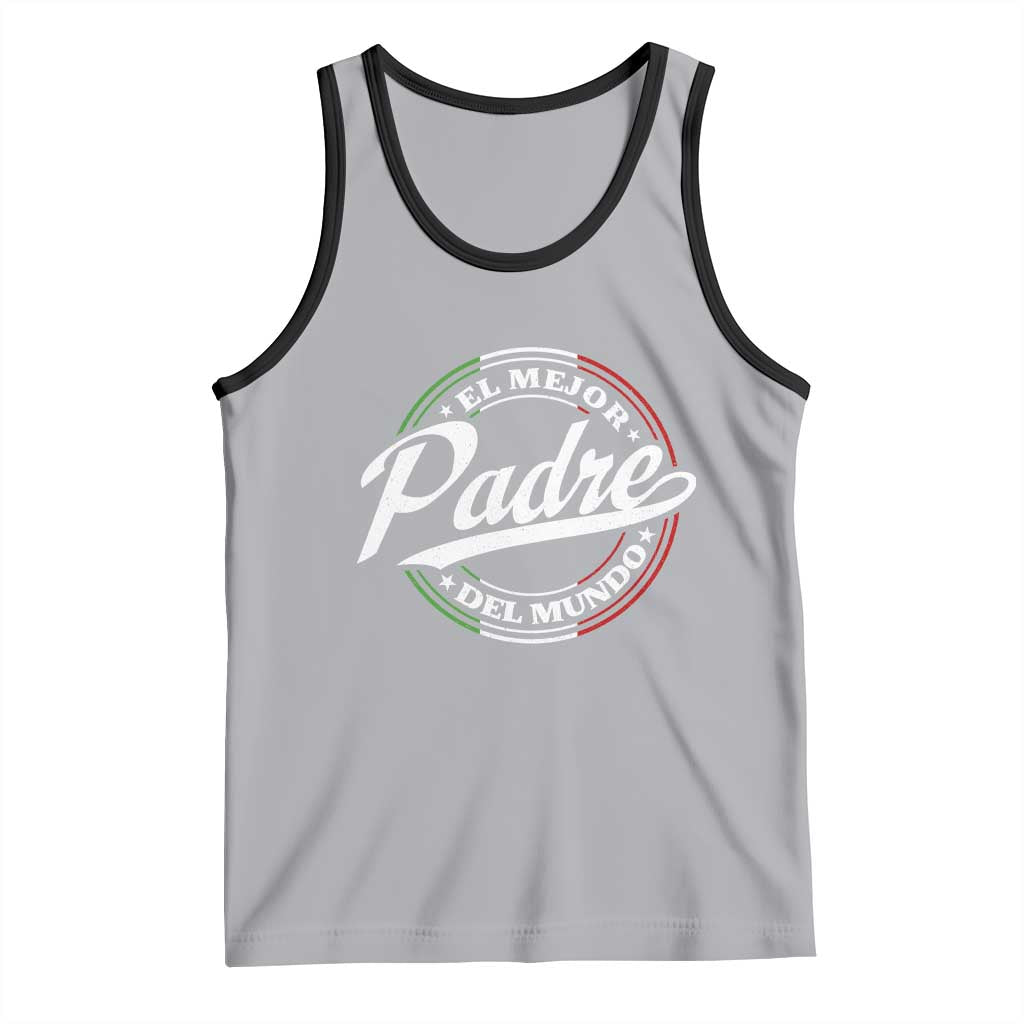 Funny Italian Dad Tank Top El Mejor Padre Del Mundo Father's Day