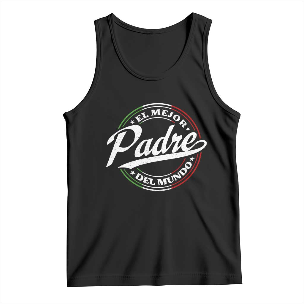 Funny Italian Dad Tank Top El Mejor Padre Del Mundo Father's Day