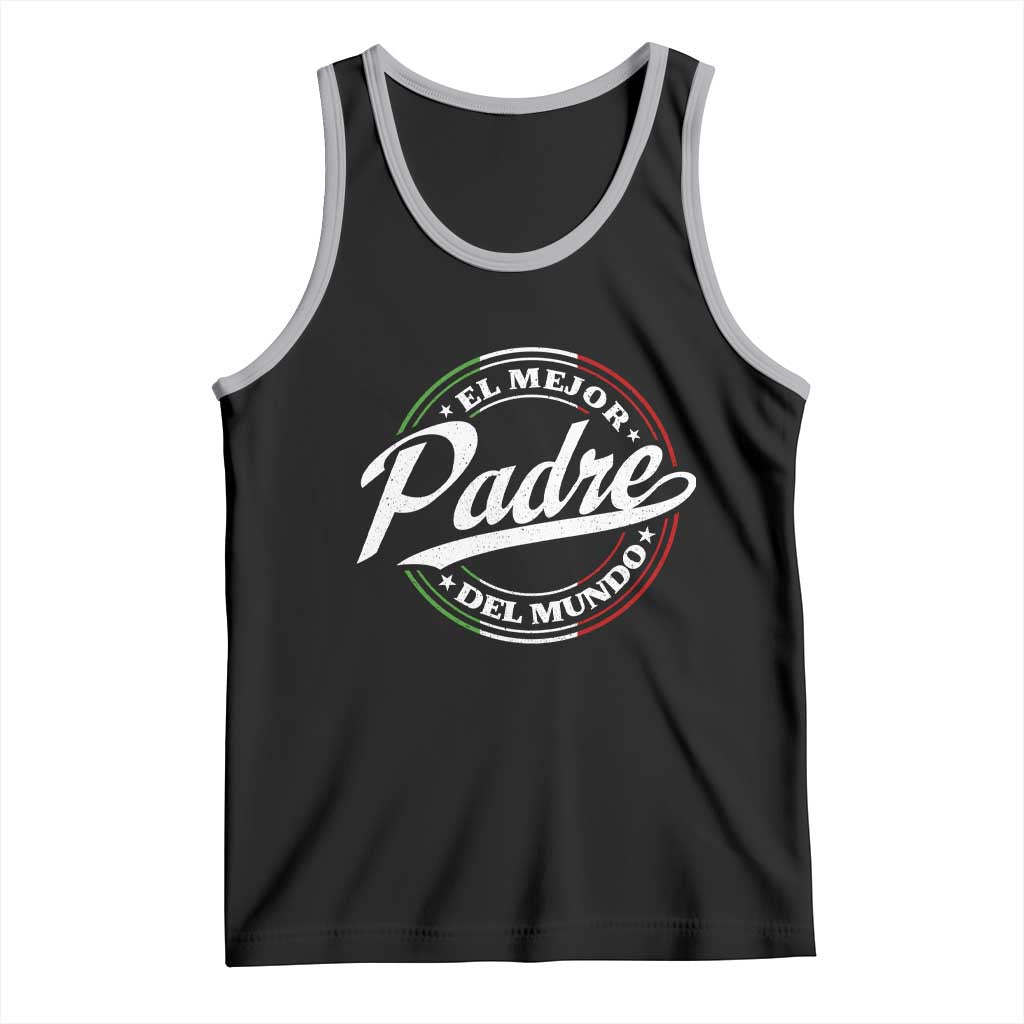 Funny Italian Dad Tank Top El Mejor Padre Del Mundo Father's Day