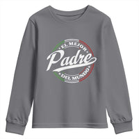 Funny Italian Dad Youth Sweatshirt El Mejor Padre Del Mundo Father's Day