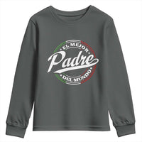 Funny Italian Dad Youth Sweatshirt El Mejor Padre Del Mundo Father's Day