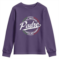 Funny Italian Dad Youth Sweatshirt El Mejor Padre Del Mundo Father's Day