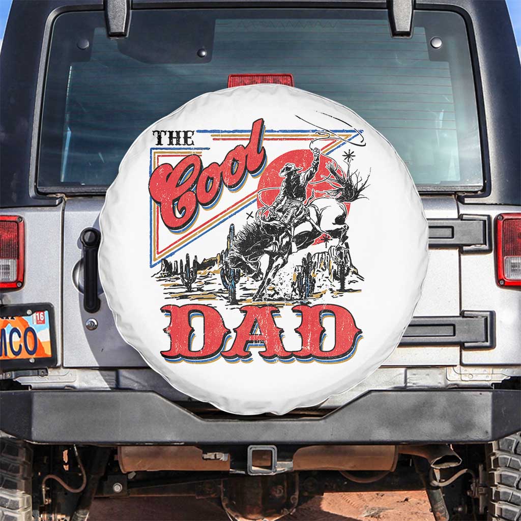 Funny Western Cowboy The Cool Dad Spare Tire Cover Father's Day