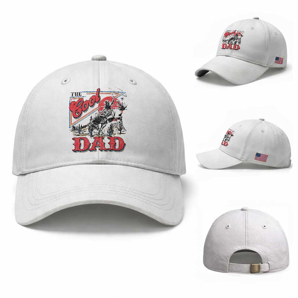 Funny Western Cowboy The Cool Dad Baseball Cap Father's Day
