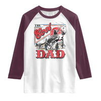 Funny Western Cowboy The Cool Dad Raglan Shirt Father's Day